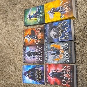 Throne Of Glass Paperback Full Set OOP Edition